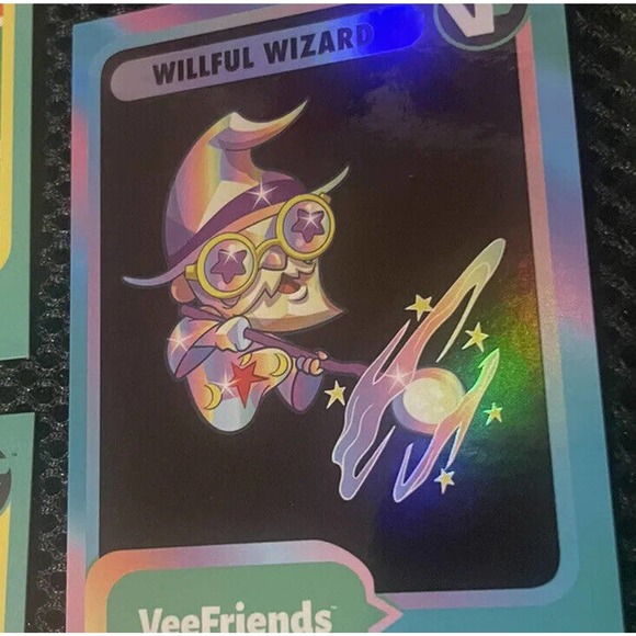 VeeFriends Willful Wizard Rare Holo /2499 NSCC 2023 Gary Vee 5 Pack Cards 555 - Picture 2 of 5